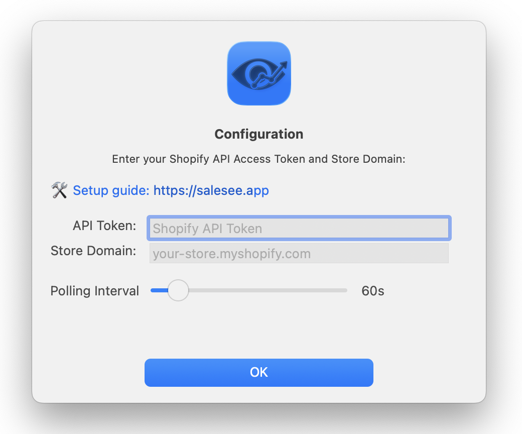 Enter your Shopify details